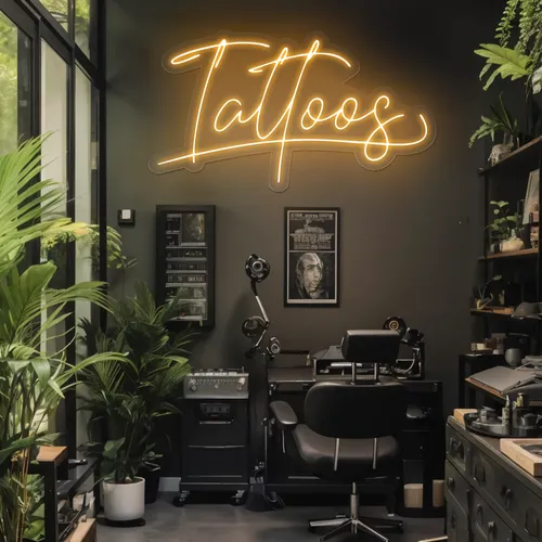 Glow Ink Tattoos Neon Sign - Imprint Now - CA