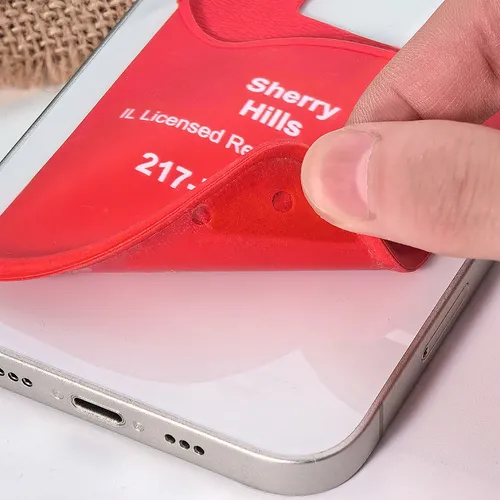 Silicone Phone Wallet Card Holder - Imprint Now - CA