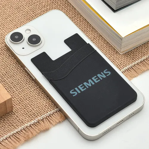 Silicone Phone Wallet Dual Card Holder - Imprint Now - CA