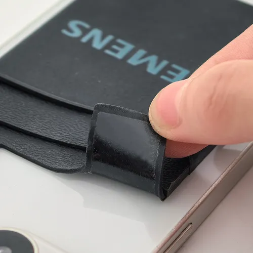 Silicone Phone Wallet Dual Card Holder - Imprint Now - CA