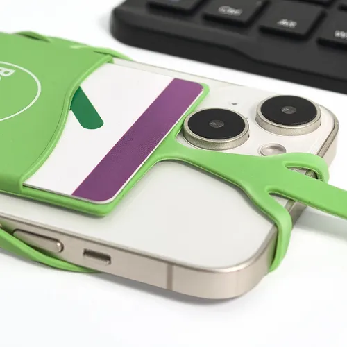 Lanyard Silicone Phone Wallet Holder - Imprint Now - CA