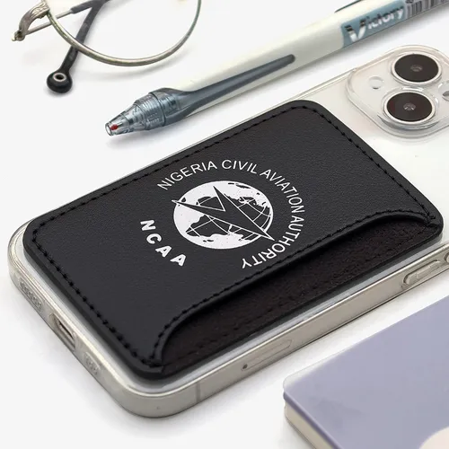 Leather Phone Wallet with Side Slit - Imprint Now - CA