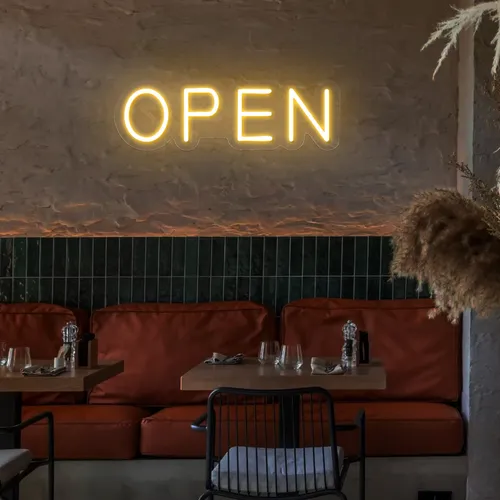 Open Block Neon Sign - Imprint Now - CA