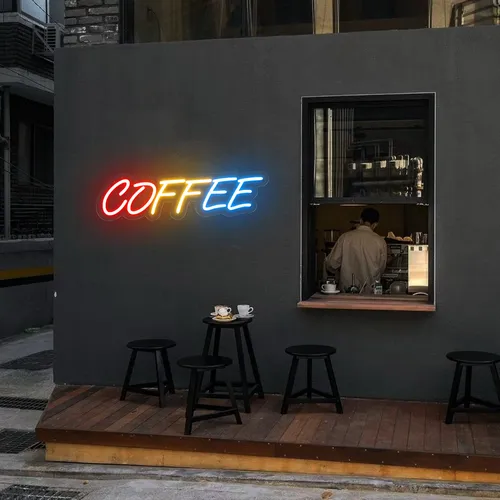 Multicolour COFFEE Neon Sign - Imprint Now - CA