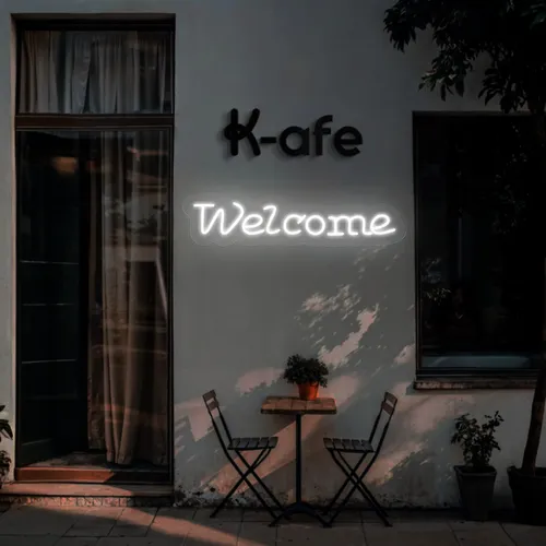 Welcome Script Neon Sign - Imprint Now - CA