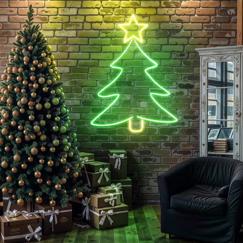 Mini Christmas Tree Neon Sign - Imprint Now - CA