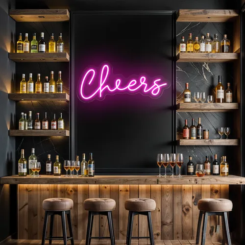 Mini Cheers Neon Sign - Imprint Now - CA