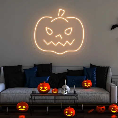 Pumpkin Neon Sign - Imprint Now - CA