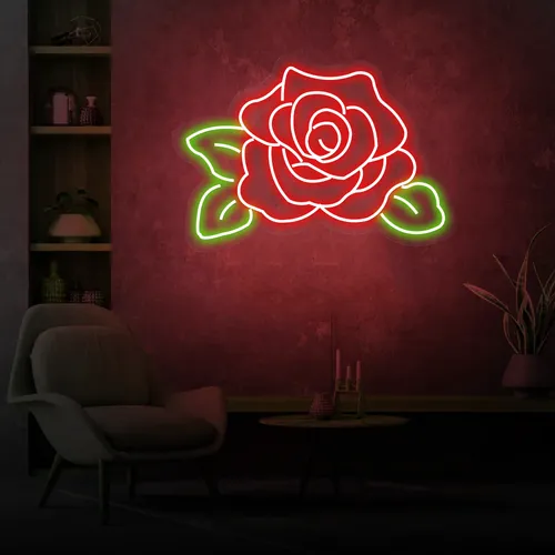 Rose Neon Sign - Imprint Now - CA