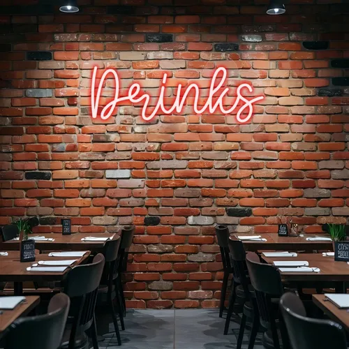 Custom Drink Neon Sign - Imprint Now - CA