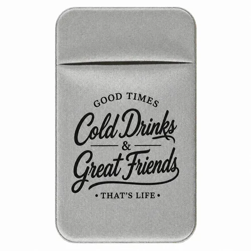 Lycra Phone Card Wallet - Imprint Now - CA