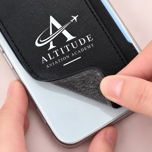 Leather Phone Wallet with Side Slit - Imprint Now - CA