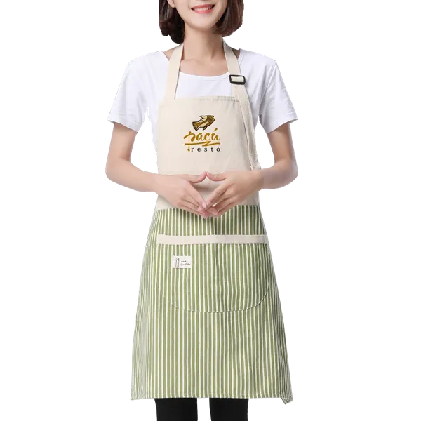 Apron with Happy Bear Patch - Imprint Now - CA