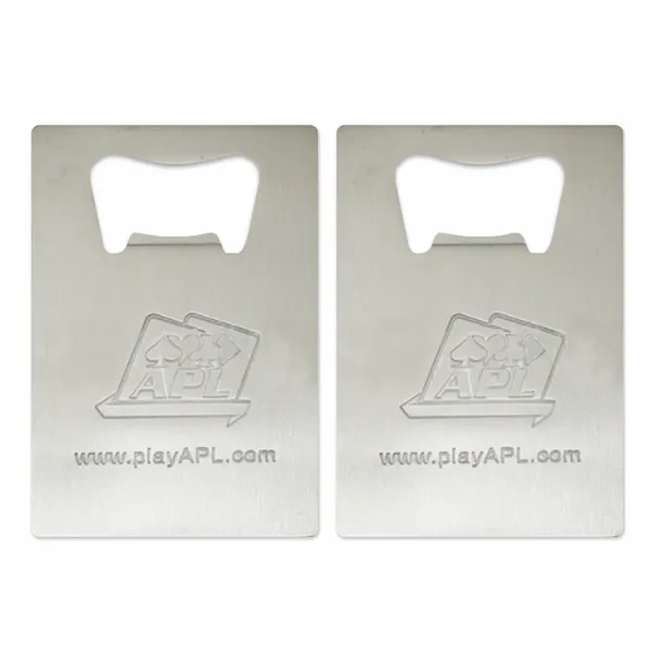 Standard Card Shape Bottle Opener - Imprint Now - CA