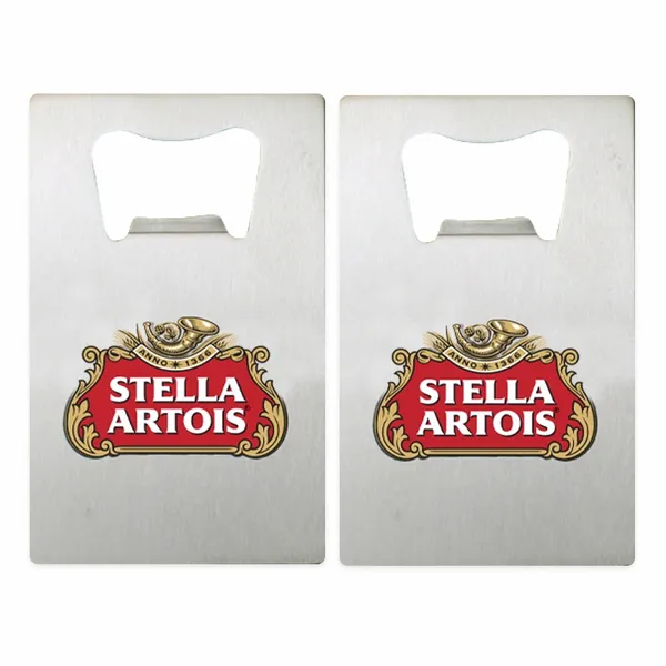 Silver Card Bottle Opener - Imprint Now - CA