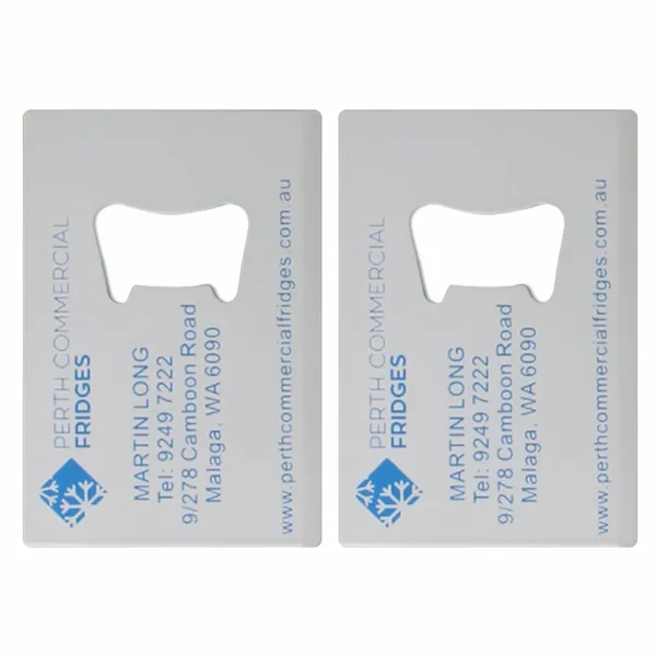 Colour Filled Card Bottle Opener - Imprint Now - CA