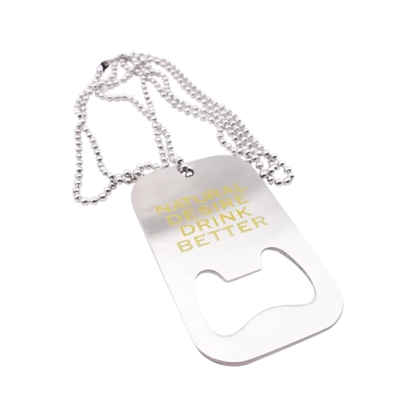 Dog Tag Bottle Opener - Imprint Now - CA