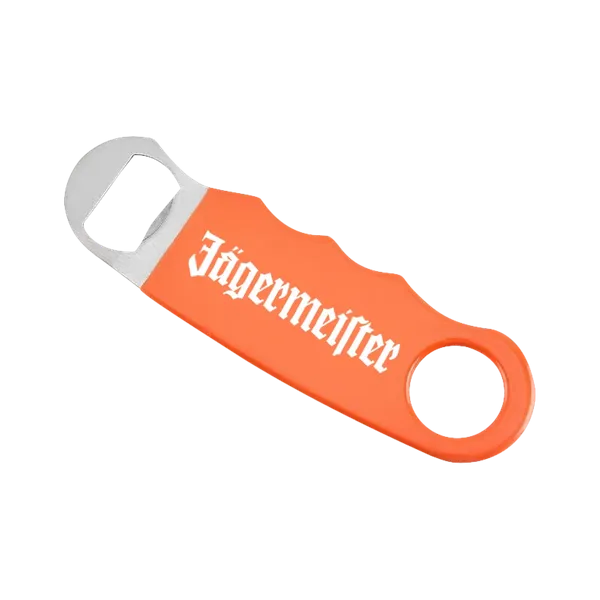 Orange Hand Grip Flat Bottle Opener - Imprint Now - CA