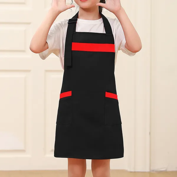 Kids Tiny Cotton Neck Strap Apron - Imprint Now - CA