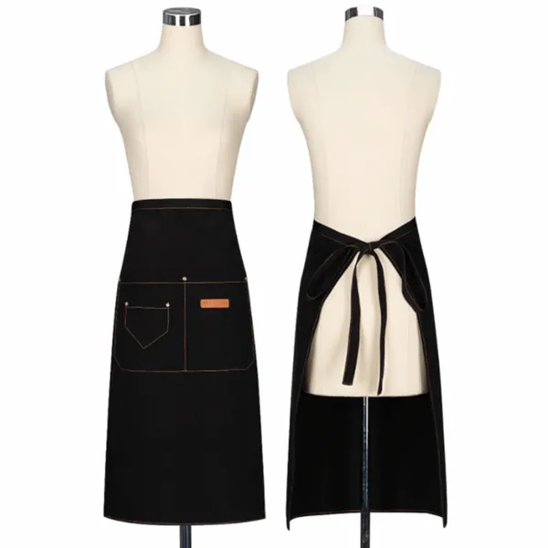 Lengthy Mid-Waist Denim Apron - Imprint Now - CA