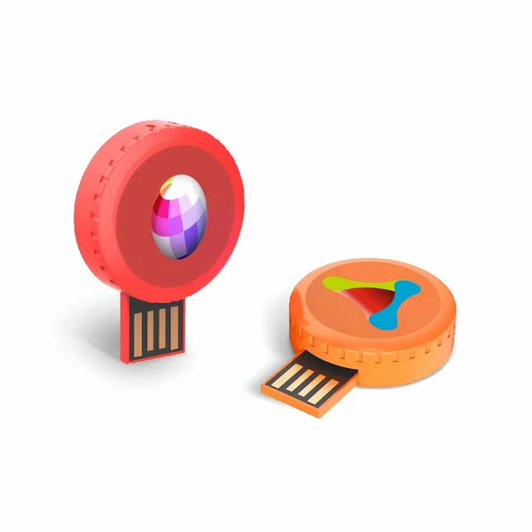 Circular 360 Rotating USB - Imprint Now - CA