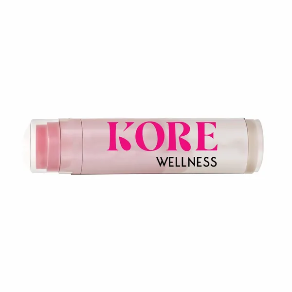 Coloured Lip Balm in Clear Tube