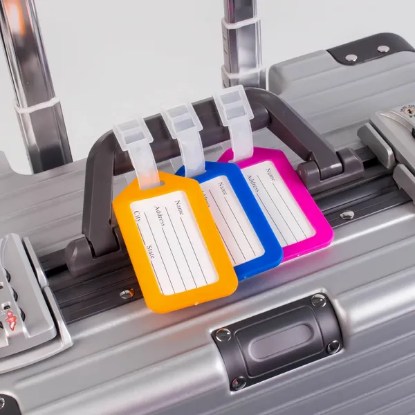 Multicolour Plastic Luggage Tag