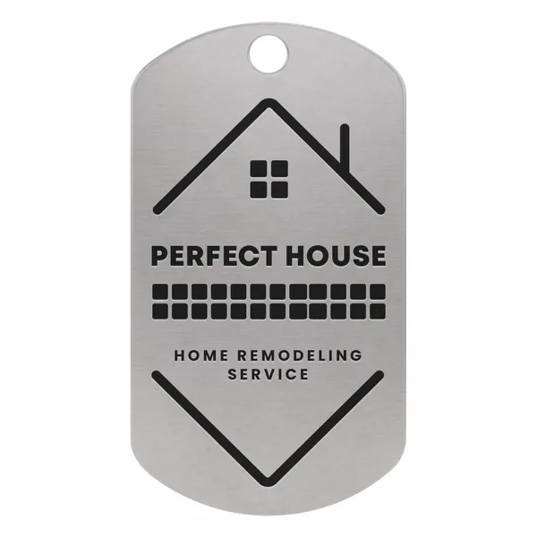 Laser Cut Metal Dog Tags