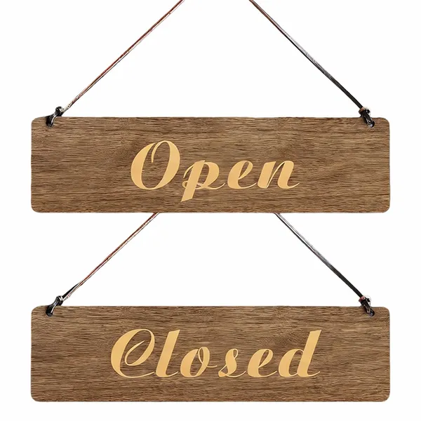 Wooden Door Hanging Signs