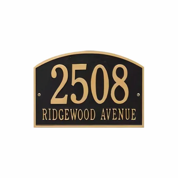 Cast Metal House Signs