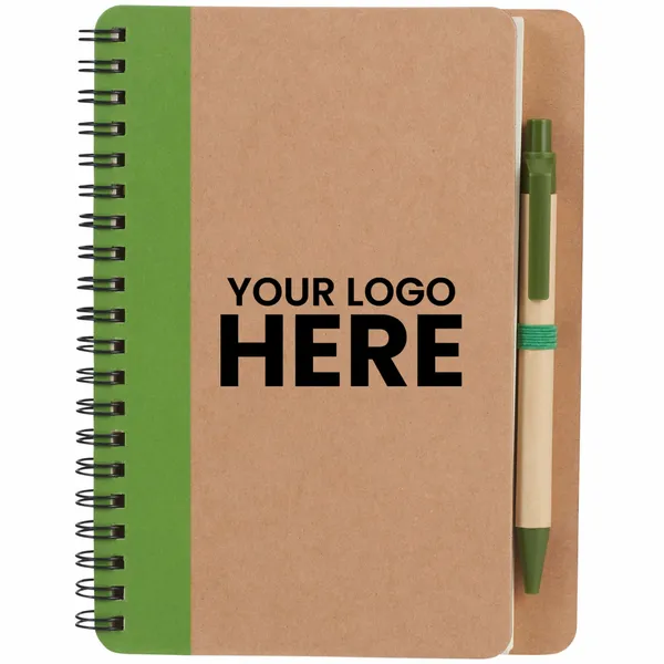 FSC Mix 13 cm x 18 cm Eco Spiral Notebook with Pen