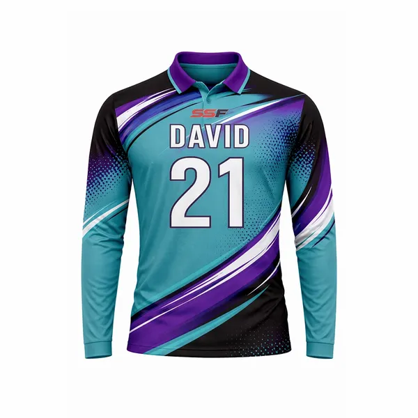 Full Colour Sublimated Long Sleeve Polo - Imprint Now - CA