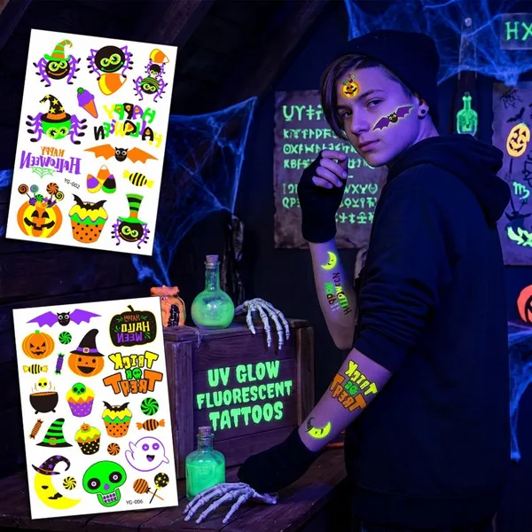 UV Glow Fluorescent Tattoos - Imprint Now - CA