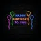 Happy Birthday To You with Balloons Neon Sign - Imprint Now - CA