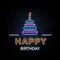 Cutie Cakie Happy Birthday Neon Sign - Imprint Now - CA