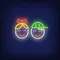 Smiling Girl Boy Faces Neon Sign - Imprint Now - CA