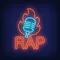 Rap Microphone Flame Neon Sign - Imprint Now - CA