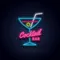 Cocktail Bar Glass & Zip Neon Sign - Imprint Now - CA