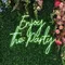 Enjoy The Party Neon Sign - Imprint Now - CA