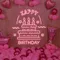 Big Happy Birthday Text with Cake Neon Sign - Imprint Now - CA