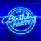 Birthday Party Blue Neon Sign - Imprint Now - CA
