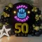 Blissful Happy Birthday Neon Sign - Imprint Now - CA