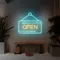 Glowing Open Neon Sign - Imprint Now - CA
