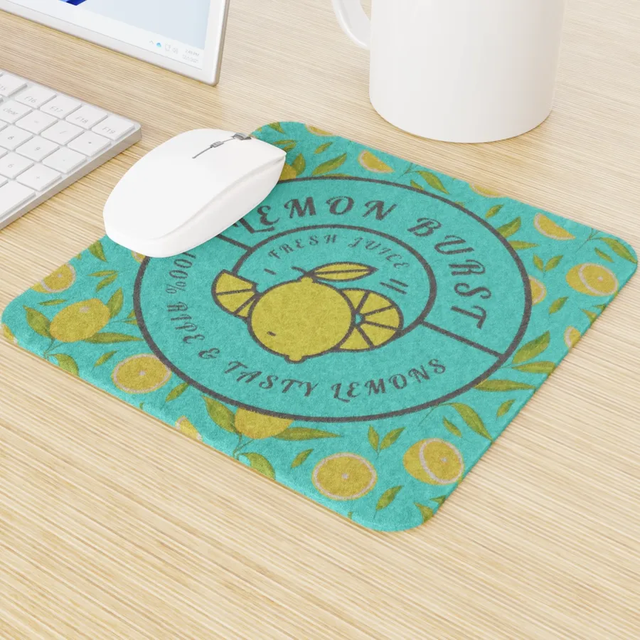 Custom Wool Felt Mouse Pad - Imprint Now - CA