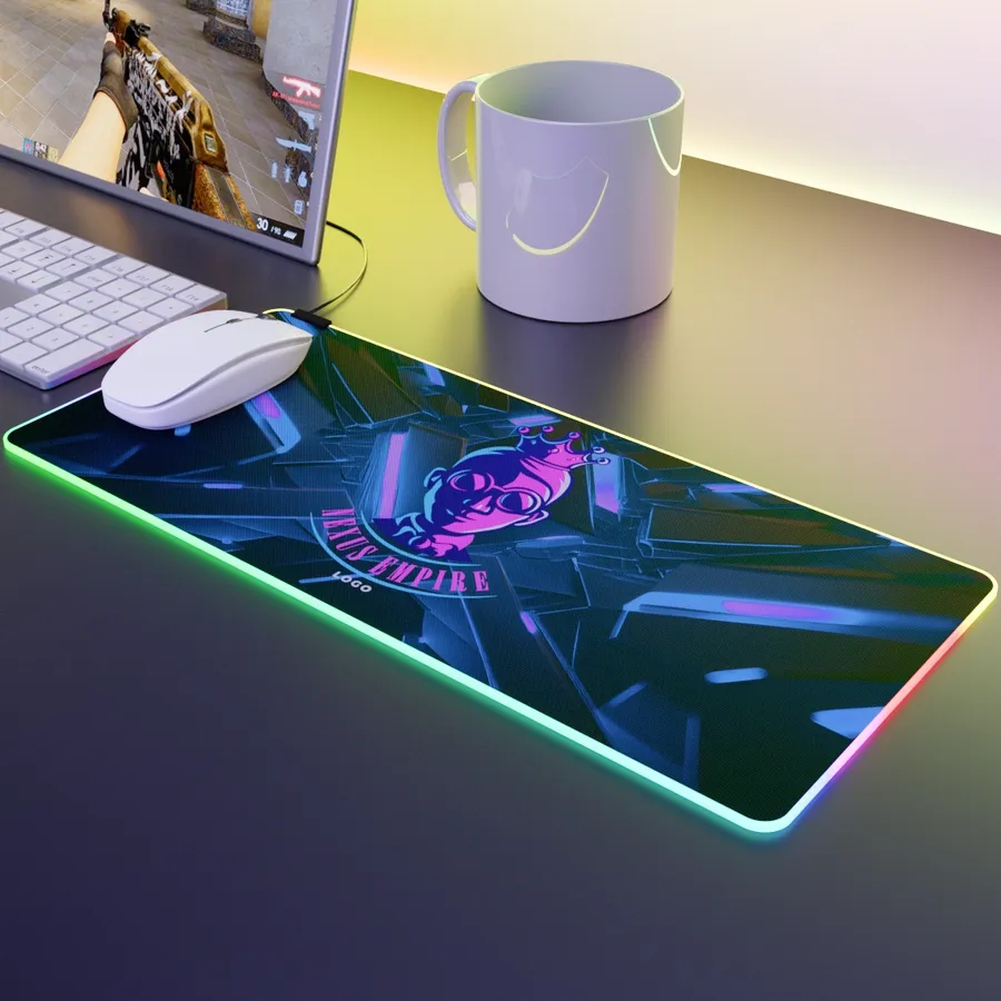 Custom RGB LED Mouse Pad - Imprint Now - CA