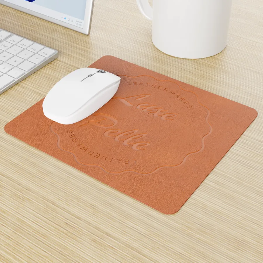 Custom Leather Mouse Pad - Imprint Now - CA