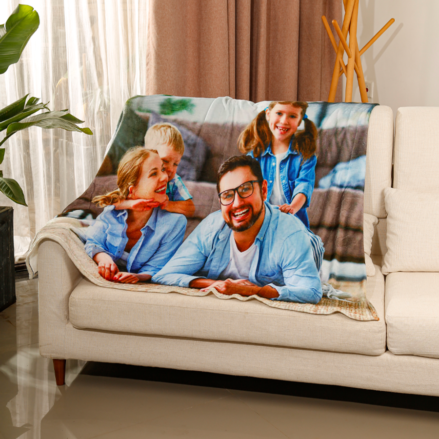 Plush Fleece Blanket - Imprint Now - CA