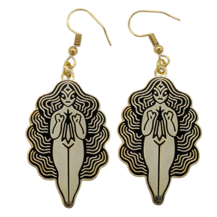 Hard Enamel Metal Earrings - Imprint Now - CA