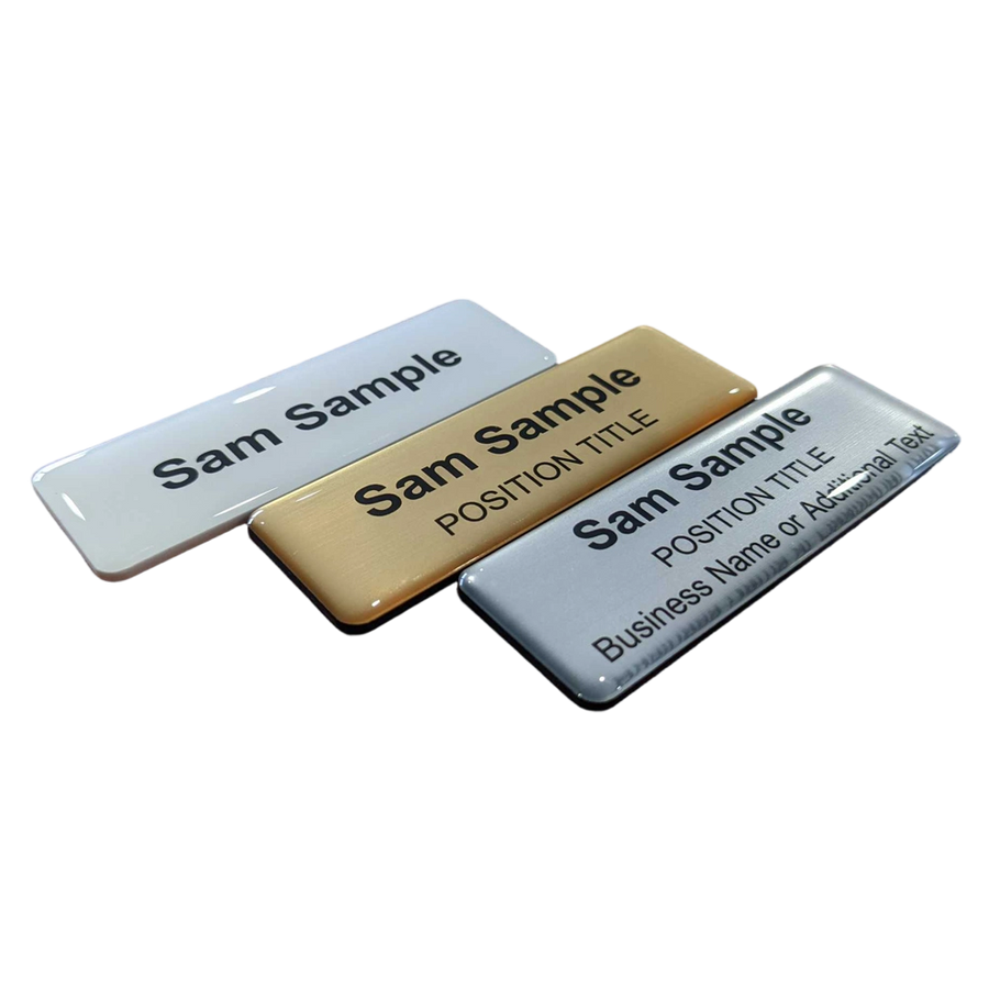 Epoxy Dome Name Badges - Imprint Now - CA