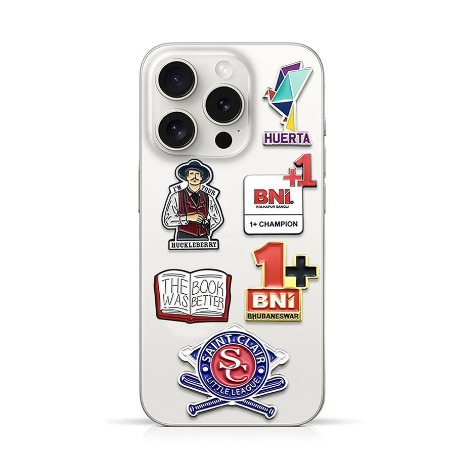 Soft Enamel Metal Sticker - Imprint Now - CA